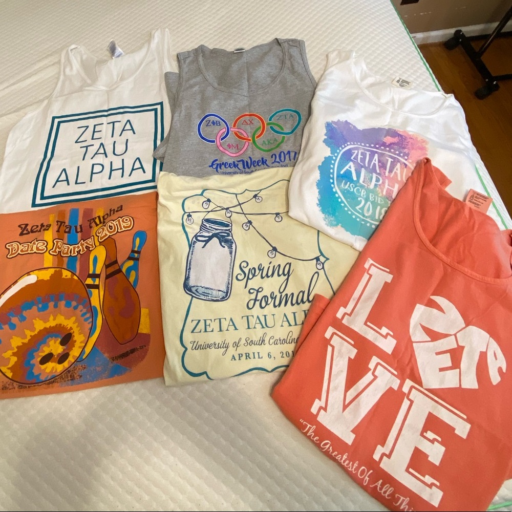 ZTA Zeta Tau Alpha t-shirts